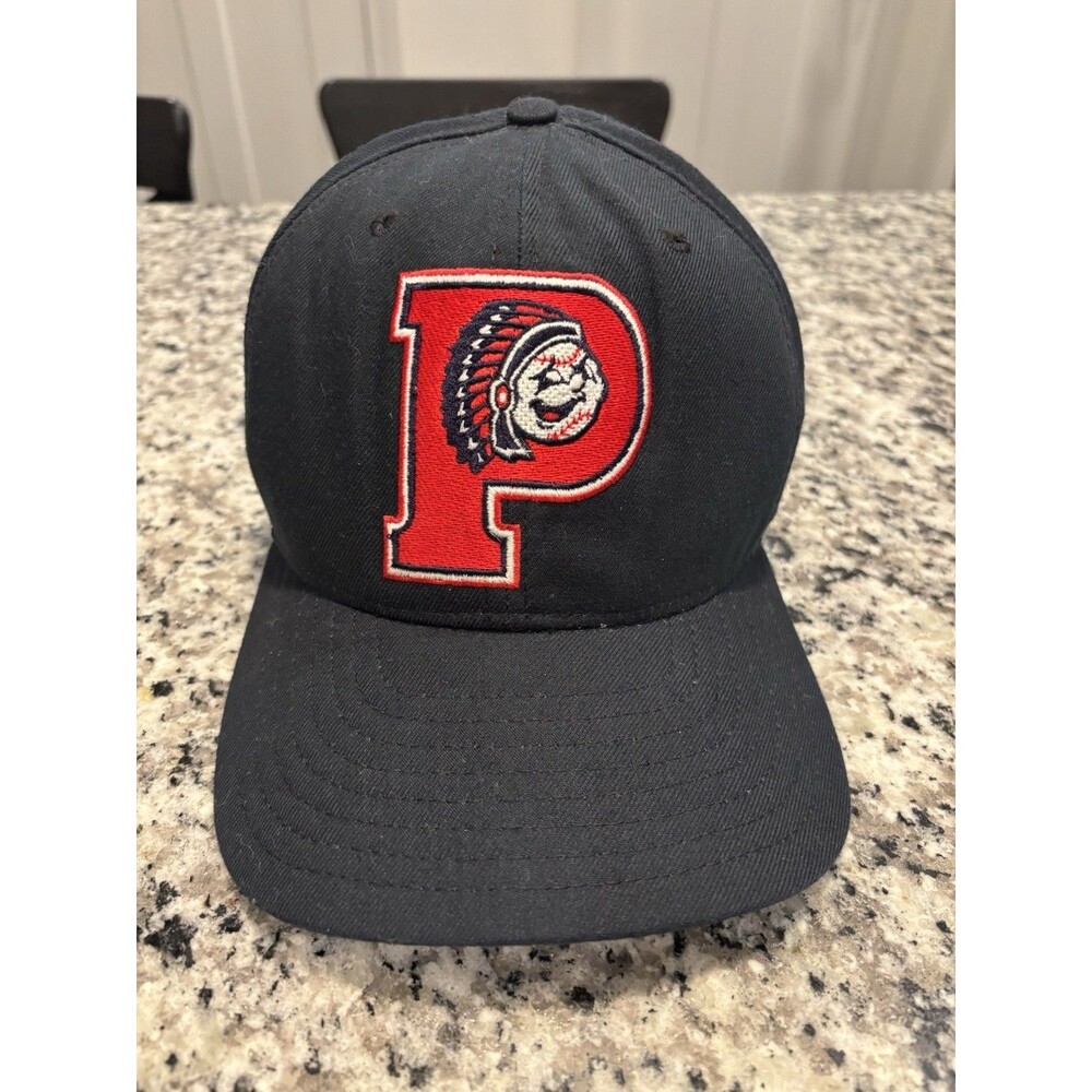 Vintage 1990's Peoria Chiefs MILB New Era SnapBack Hat Made in USA